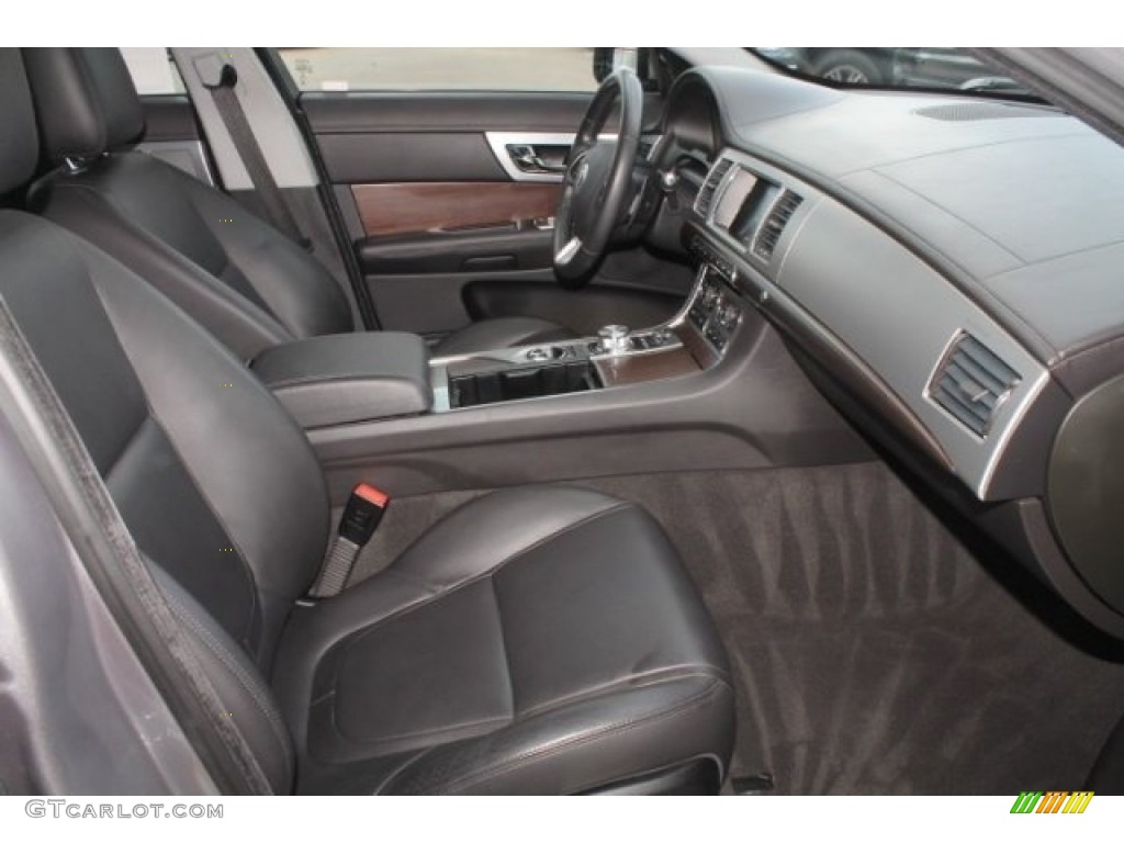 2013 XF I4 T - Lunar Grey Metallic / Warm Charcoal photo #42