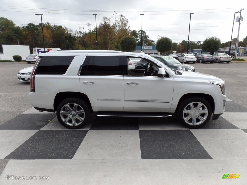 2016 Escalade Luxury 4WD - Crystal White Tricoat / Shale/Cocoa photo #3