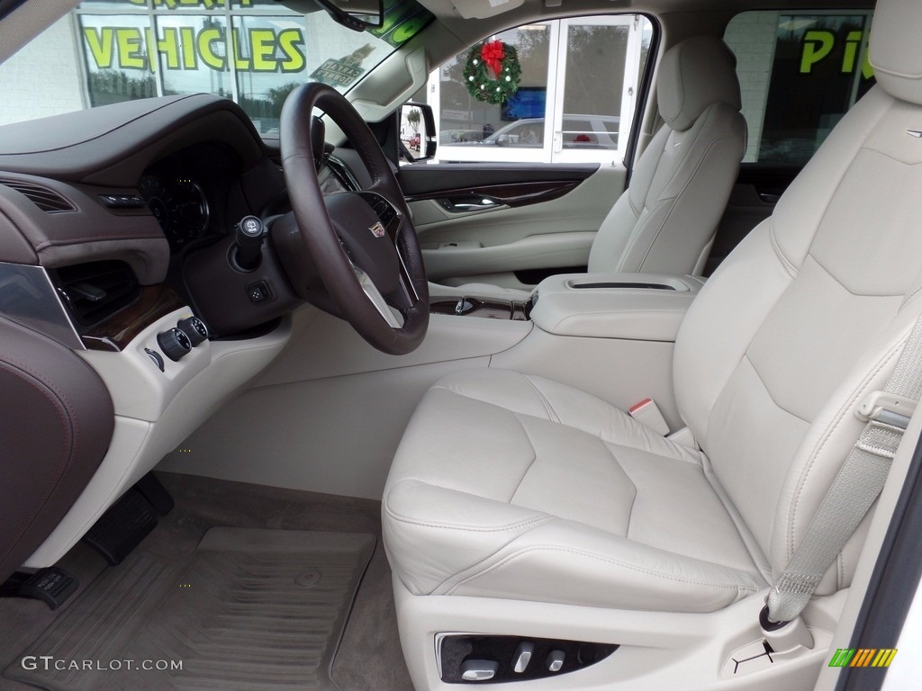 Shale/Cocoa Interior 2016 Cadillac Escalade Luxury 4WD Photo #117266009