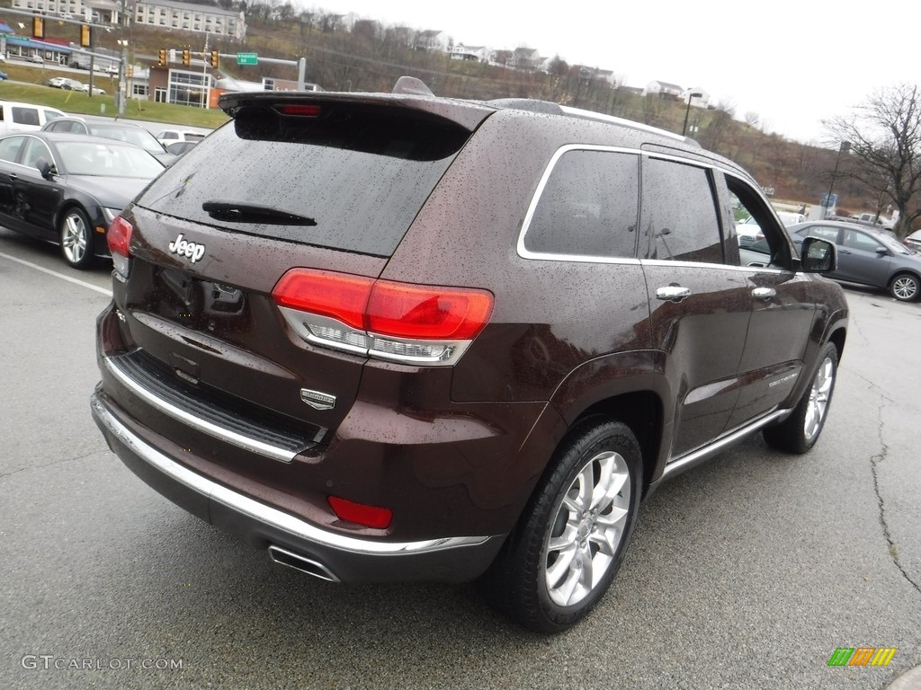 2014 Grand Cherokee Summit 4x4 - Deep Auburn Pearl / Summit Grand Canyon Jeep Brown Natura Leather photo #11