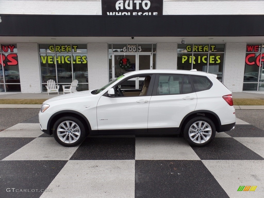Alpine White BMW X3