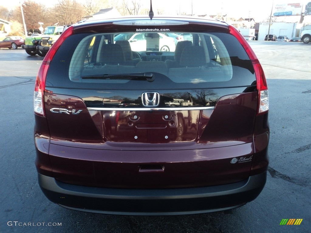 2012 CR-V LX - Basque Red Pearl II / Gray photo #29