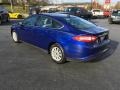 2015 Deep Impact Blue Metallic Ford Fusion S  photo #3