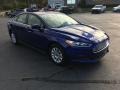 2015 Deep Impact Blue Metallic Ford Fusion S  photo #4