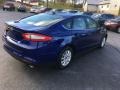 2015 Deep Impact Blue Metallic Ford Fusion S  photo #5