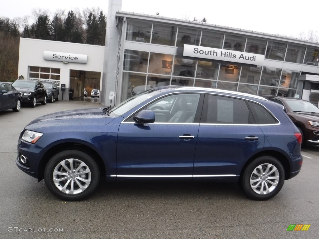 2016 Q5 2.0 TFSI Premium quattro - Moonlight Blue Metallic / Titanium Gray photo #2