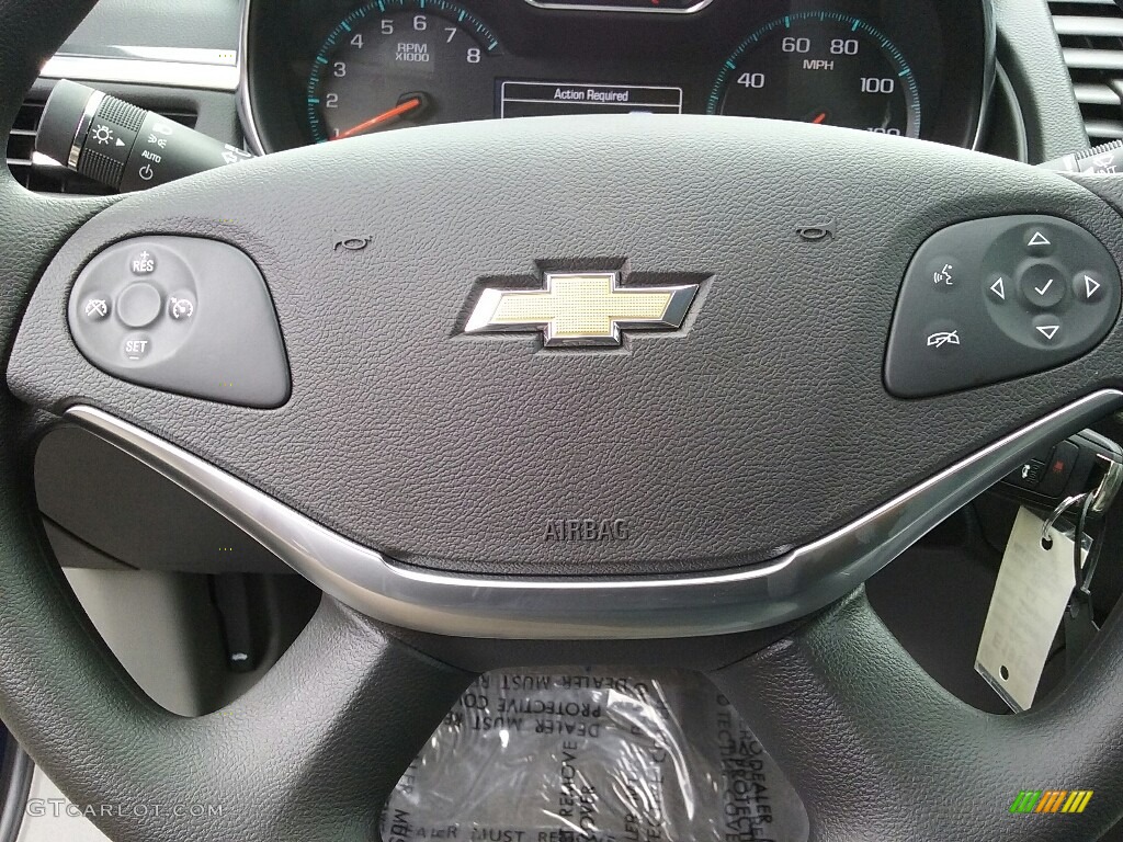 2017 Chevrolet Impala LS Jet Black/Dark Titanium Steering Wheel Photo #117267562