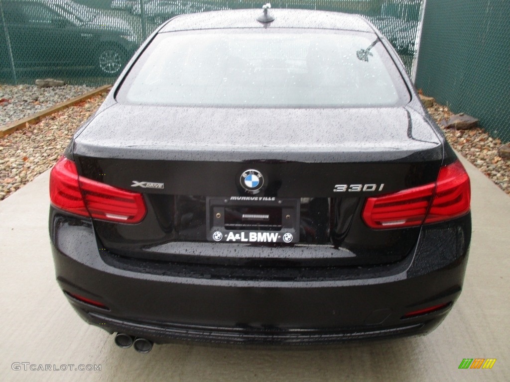 2017 3 Series 330i xDrive Sedan - Jet Black / Black photo #9