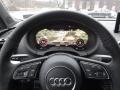 Black/Rock Gray Stitching Navigation Photo for 2017 Audi S3 #117268795