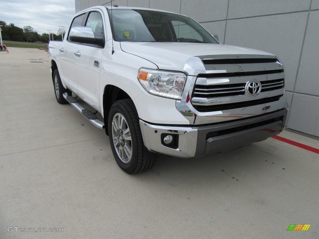 Super White Toyota Tundra