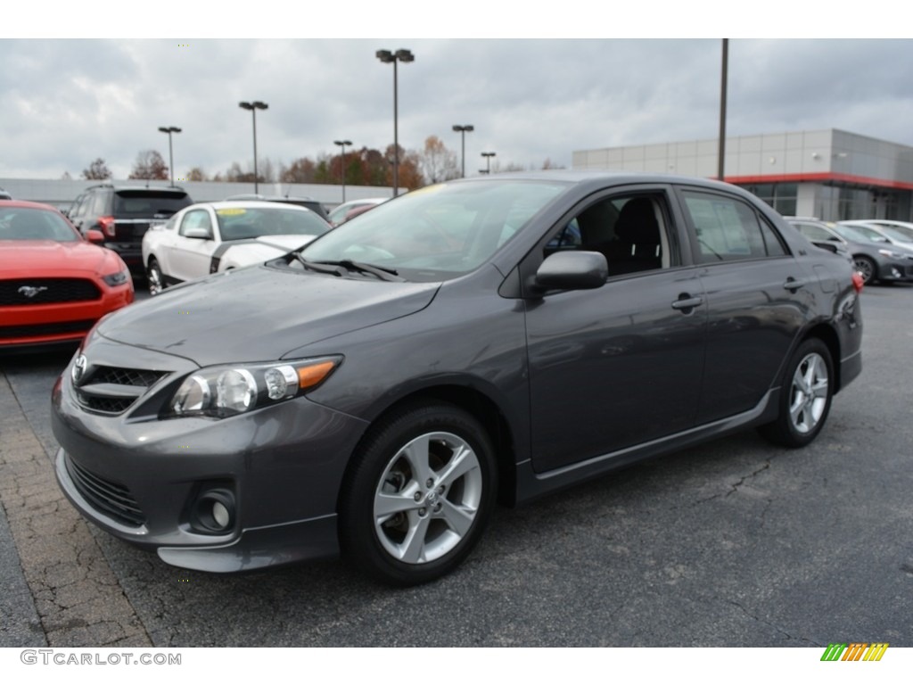 2013 Corolla S - Magnetic Gray Metallic / Dark Charcoal photo #7