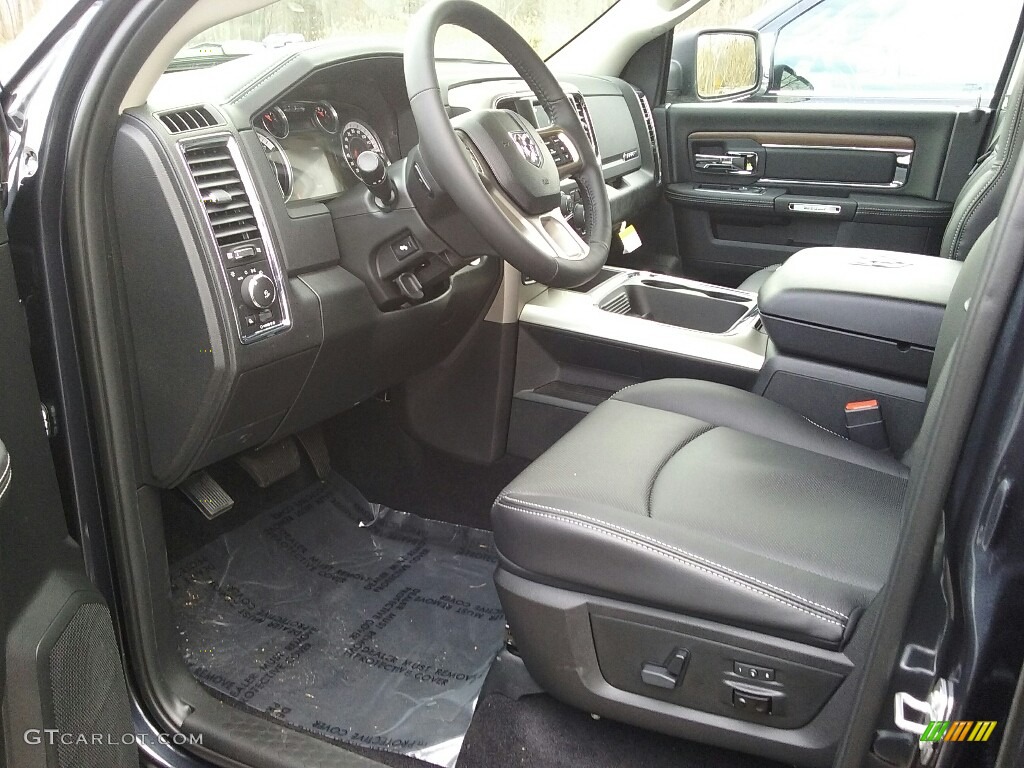 2017 1500 Laramie Crew Cab 4x4 - Maximum Steel Metallic / Black photo #4