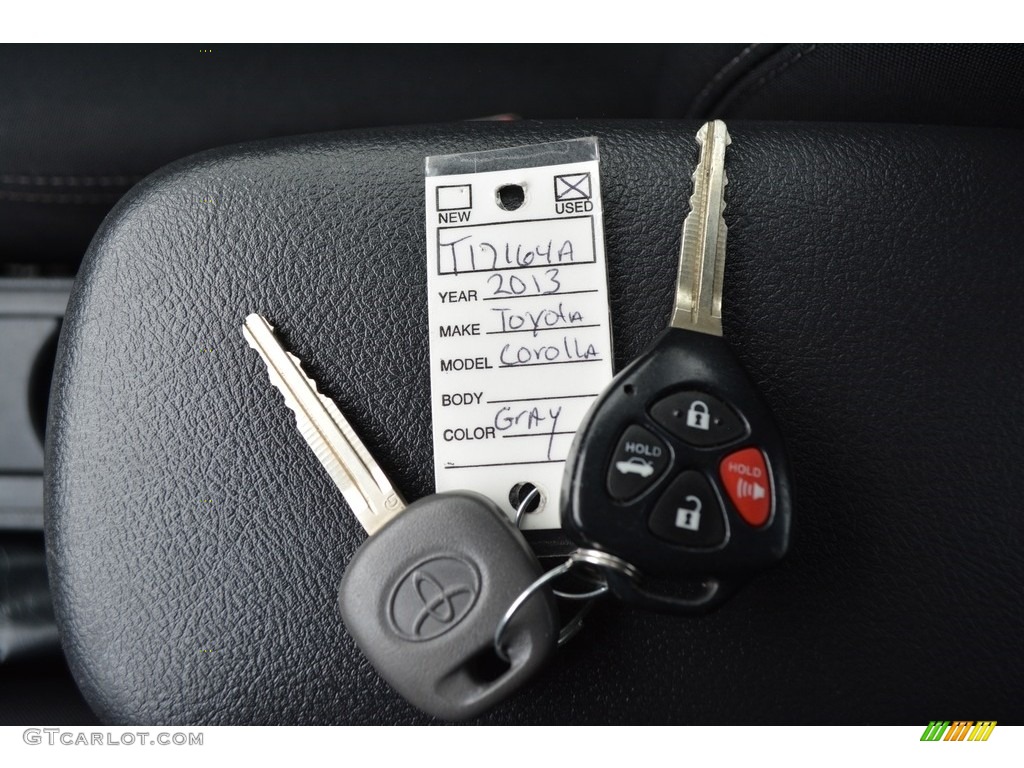 2013 Corolla S - Magnetic Gray Metallic / Dark Charcoal photo #23