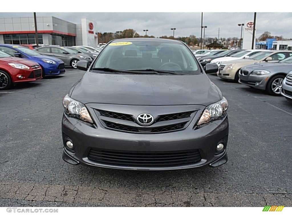 2013 Corolla S - Magnetic Gray Metallic / Dark Charcoal photo #24