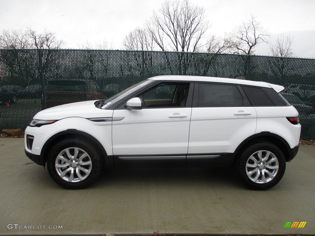 Fuji White 2017 Land Rover Range Rover Evoque SE Exterior Photo #117272254
