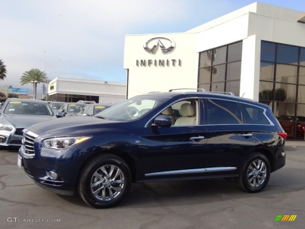 2015 QX60 3.5 AWD - Hermosa Blue / Wheat photo #3