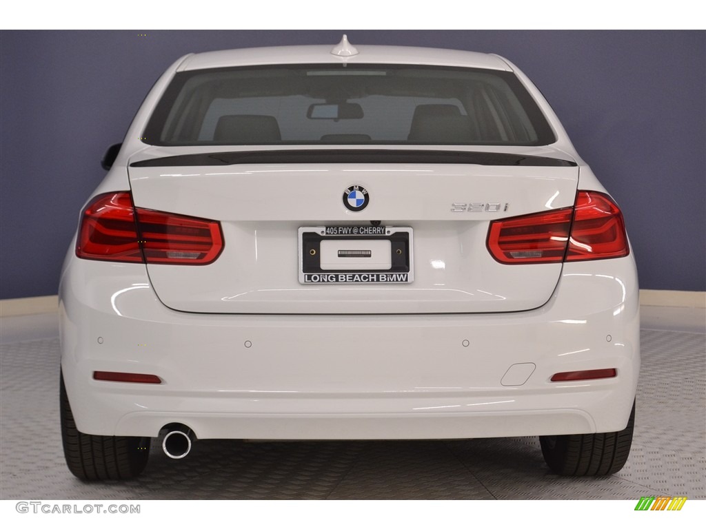 2017 3 Series 320i Sedan - Alpine White / Black photo #5