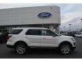 2017 White Platinum Ford Explorer XLT 4WD  photo #2