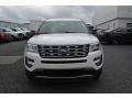 2017 White Platinum Ford Explorer XLT 4WD  photo #4