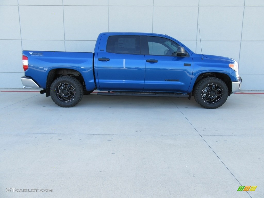 Blazing Blue Pearl 2017 Toyota Tundra SR5 TSS Off-Road CrewMax Exterior Photo #117274969