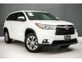 2015 Blizzard Pearl White Toyota Highlander LE  photo #12