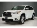 2015 Blizzard Pearl White Toyota Highlander LE  photo #14