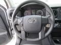 Cement Gray 2017 Toyota Tacoma SR Access Cab Steering Wheel