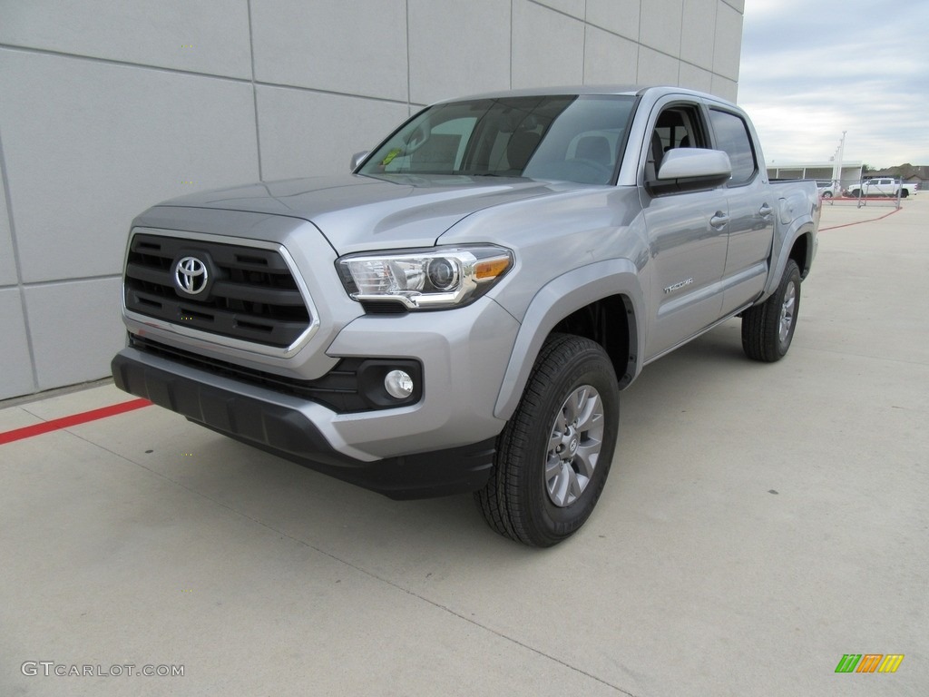 Silver Sky Metallic 2017 Toyota Tacoma SR5 Double Cab Exterior Photo #117277505