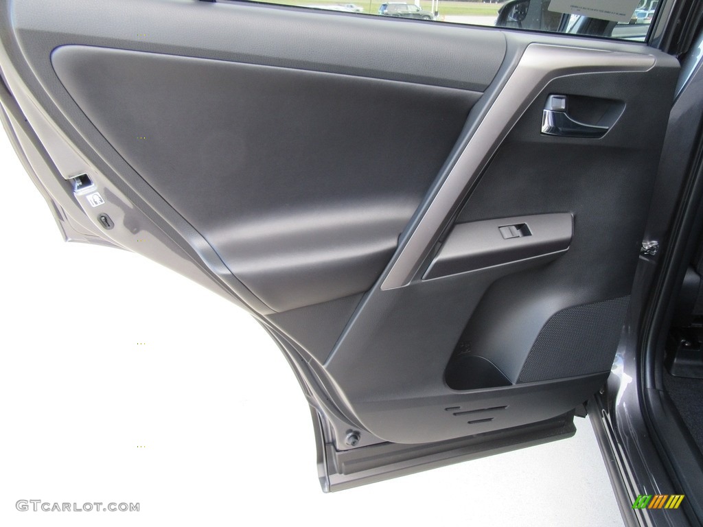 2017 Toyota RAV4 XLE Black Door Panel Photo #117278587