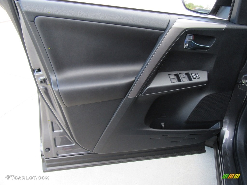 2017 Toyota RAV4 XLE Black Door Panel Photo #117278635