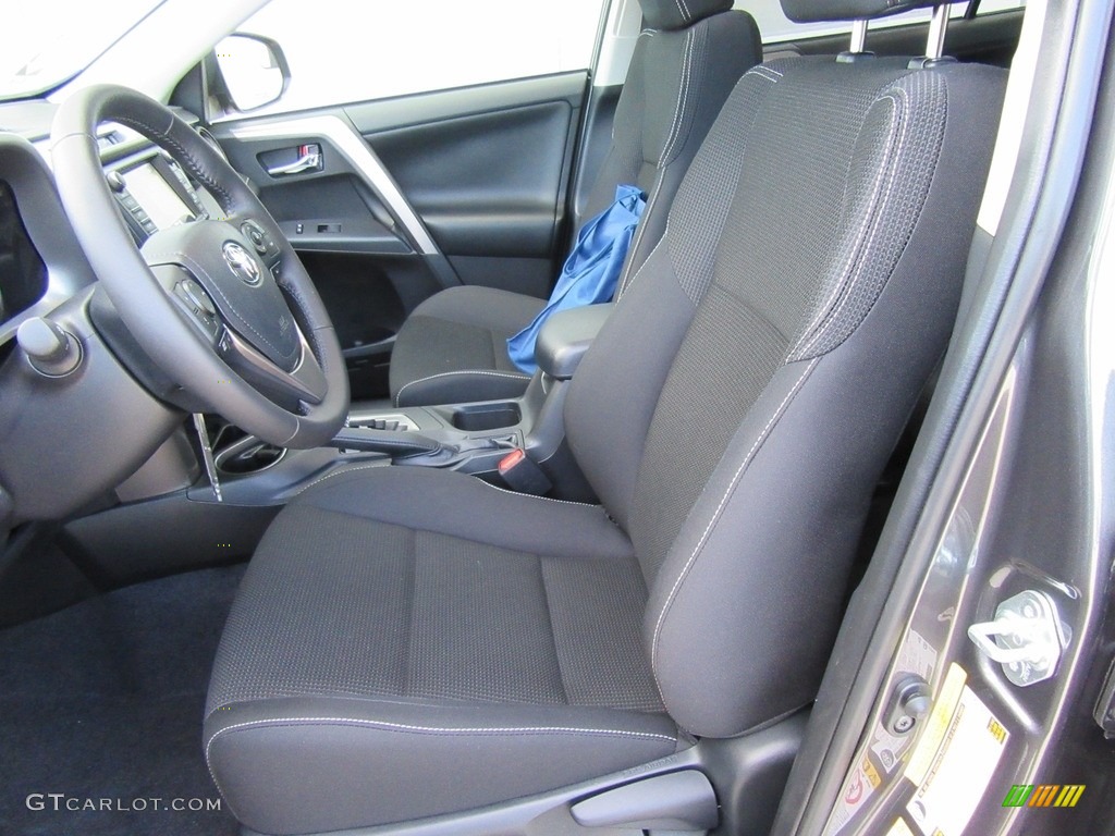 Black Interior 2017 Toyota RAV4 XLE Photo #117278692