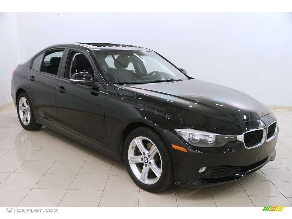 2014 3 Series 320i xDrive Sedan - Jet Black / Black photo #1