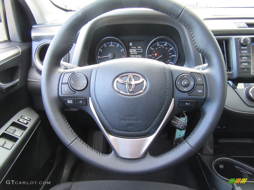 2017 RAV4 XLE - Magnetic Gray Metallic / Black photo #29