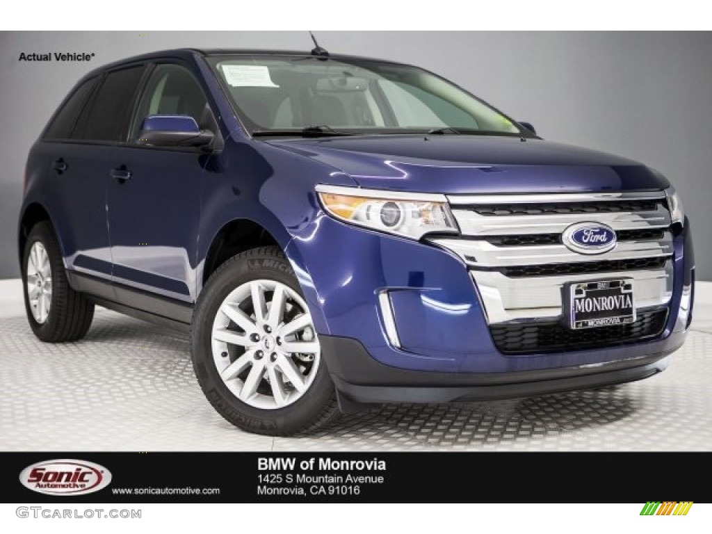 2012 Edge SEL - Dark Blue Pearl Metallic / Charcoal Black photo #1