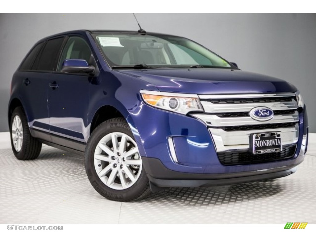 2012 Edge SEL - Dark Blue Pearl Metallic / Charcoal Black photo #12