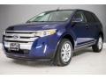 2012 Dark Blue Pearl Metallic Ford Edge SEL  photo #14