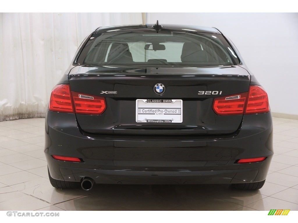 2014 3 Series 320i xDrive Sedan - Jet Black / Black photo #17