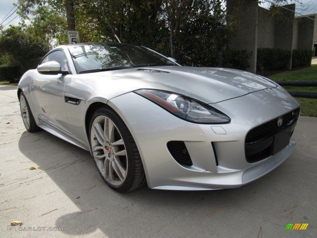 Rhodium Silver Metallic 2015 Jaguar F-TYPE S Coupe Exterior Photo #117283591