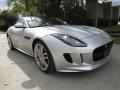 2015 Rhodium Silver Metallic Jaguar F-TYPE S Coupe  photo #2