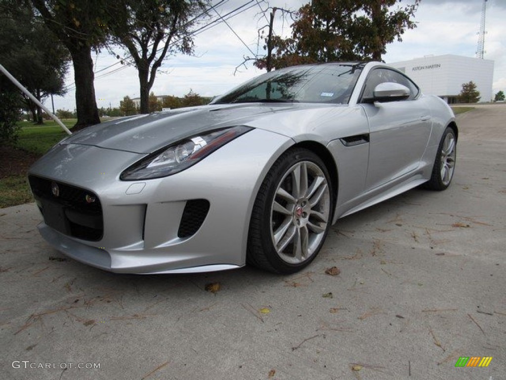 Rhodium Silver Metallic 2015 Jaguar F-TYPE S Coupe Exterior Photo #117283735