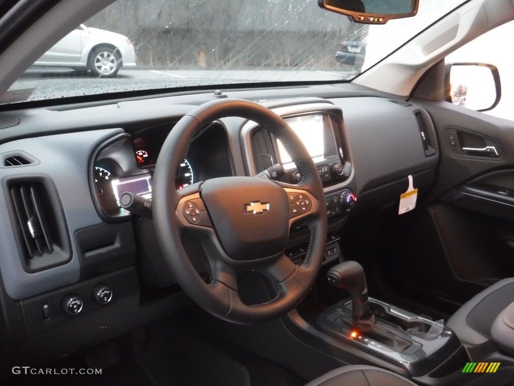 Jet Black Interior 2017 Chevrolet Colorado Z71 Crew Cab 4x4 Photo #117283957