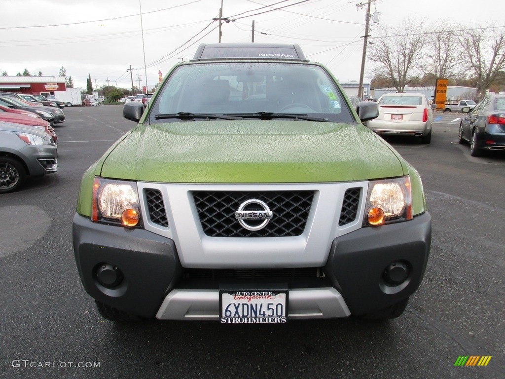 2012 Xterra X - Metallic Green / Gray photo #2