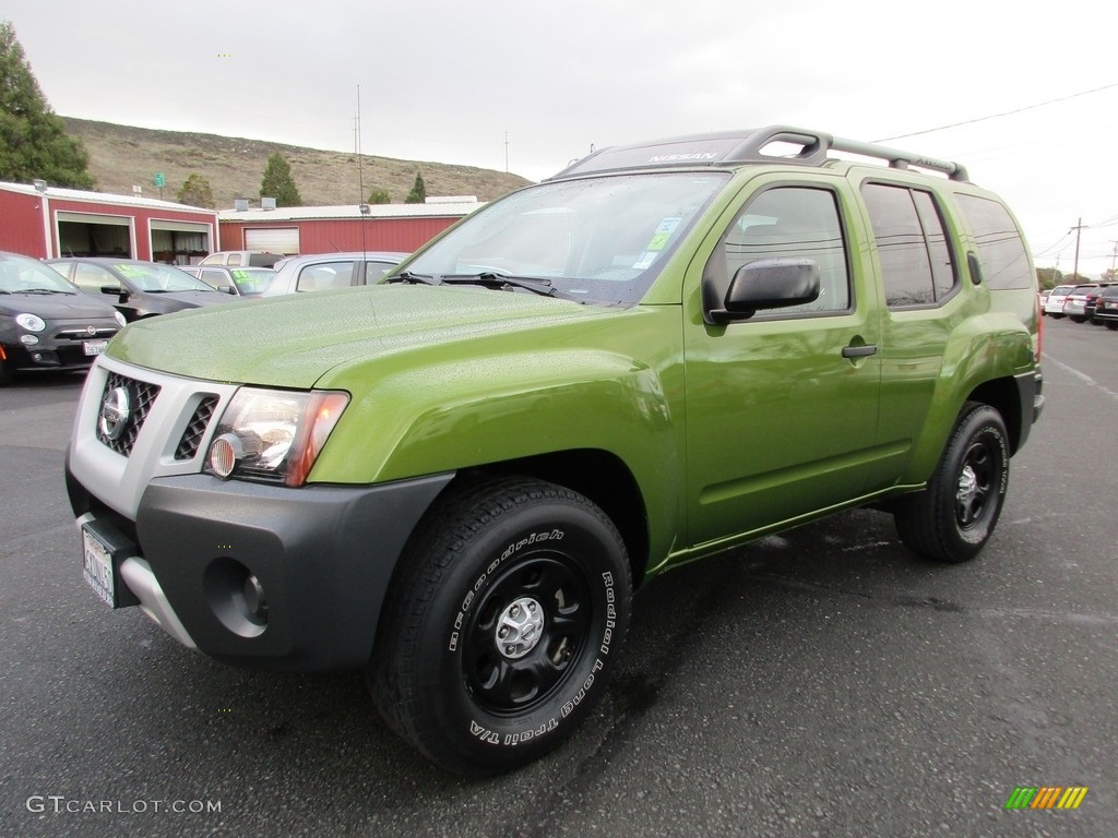 2012 Xterra X - Metallic Green / Gray photo #3