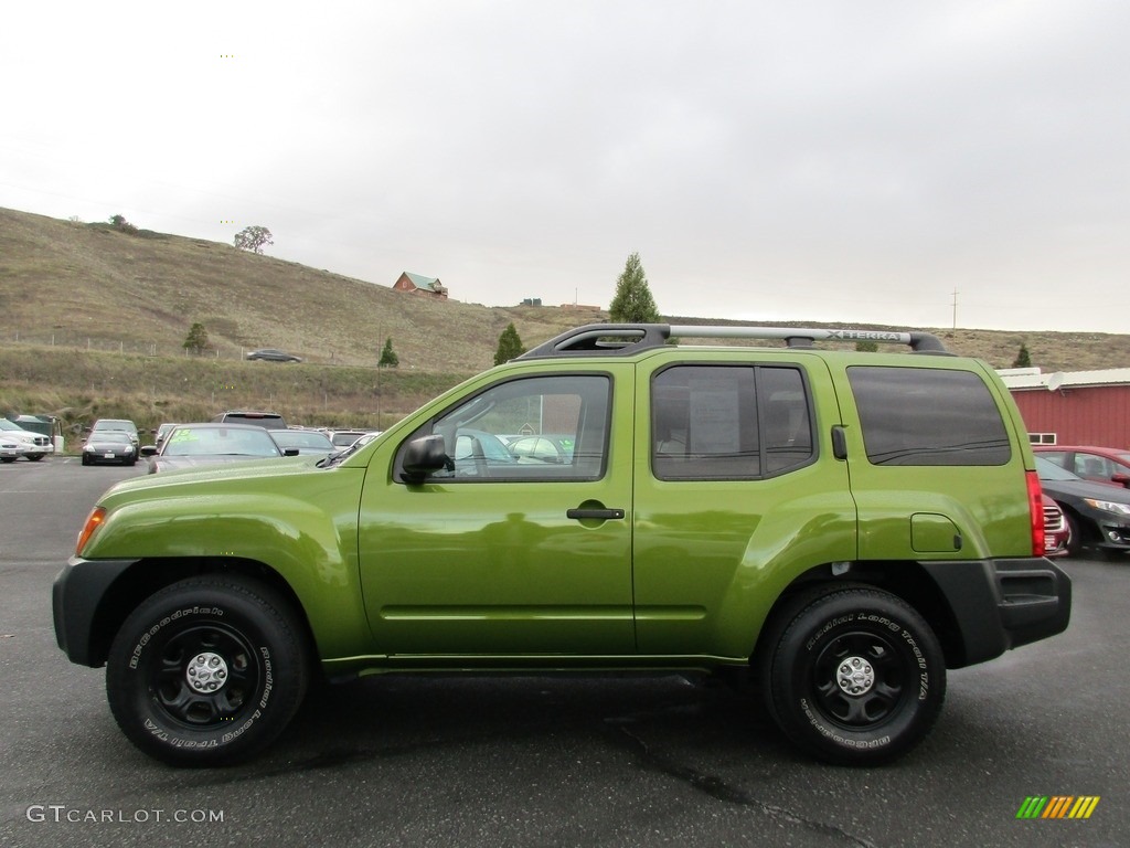 2012 Xterra X - Metallic Green / Gray photo #4