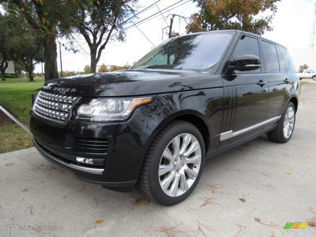 2016 Range Rover Supercharged - Santorini Black Metallic / Espresso/Almond photo #7