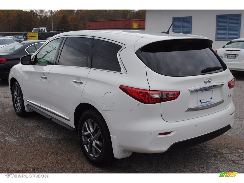 2013 JX 35 AWD - Moonlight White / Wheat photo #3