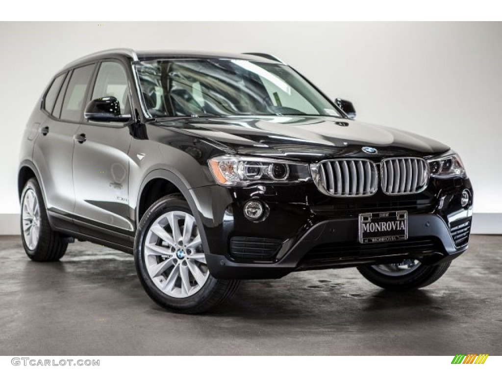 Jet Black 2017 BMW X3 sDrive28i Exterior Photo #117285901