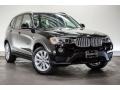 Jet Black 2017 BMW X3 sDrive28i Exterior