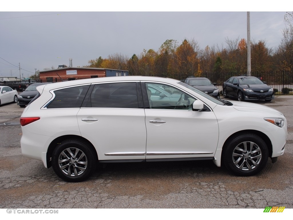 2013 JX 35 AWD - Moonlight White / Wheat photo #6