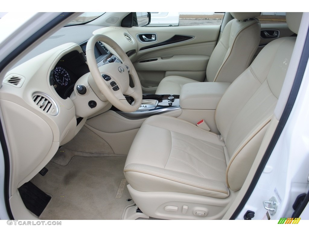 2013 JX 35 AWD - Moonlight White / Wheat photo #11